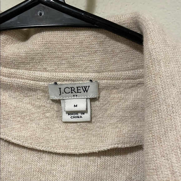J. Crew Women's Beige Cardigan -100% Cotton Sz-M - Picture 2 of 4